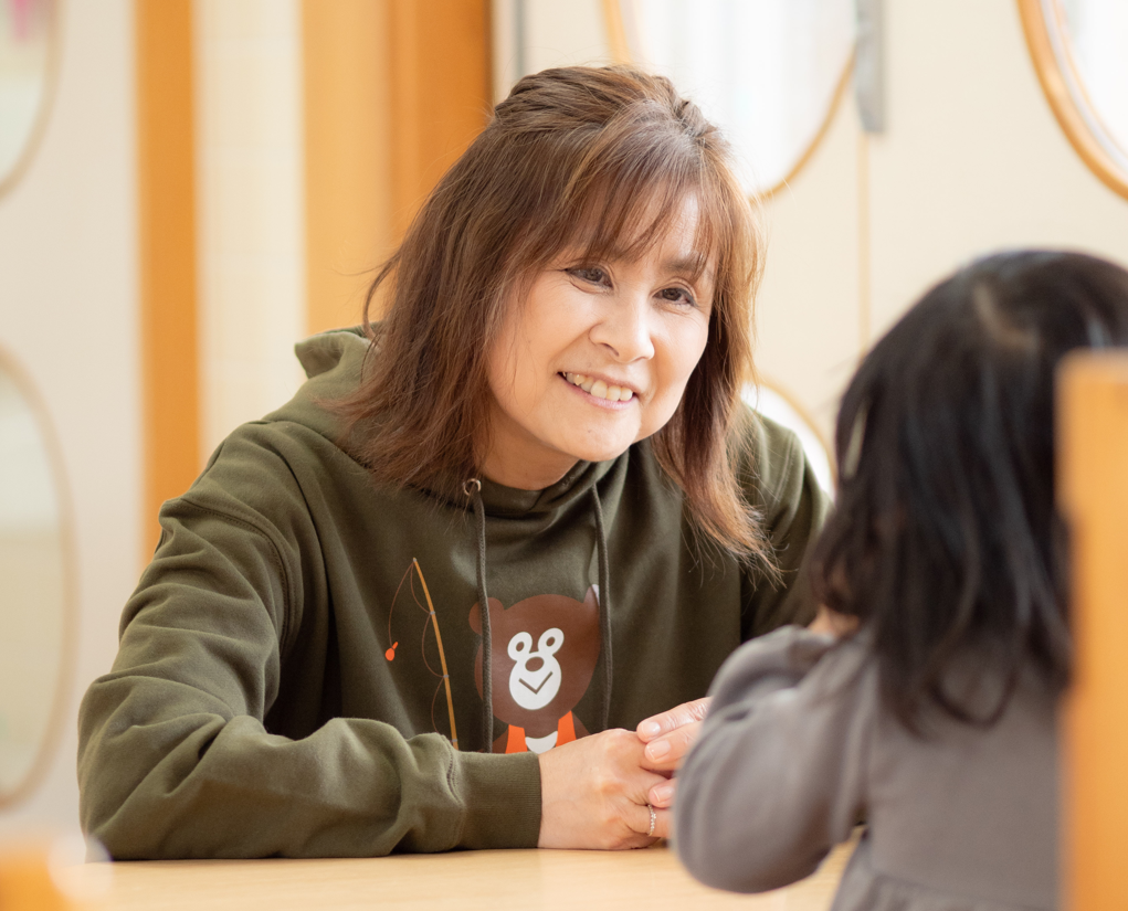 園長　 三好 美穂 ​​​​​​​副園長 朝井 伸治